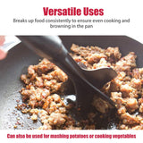 Meat Chopper Multifunctional Ground Beef Masher Burger Chopper Utensil Non Stick Cookware