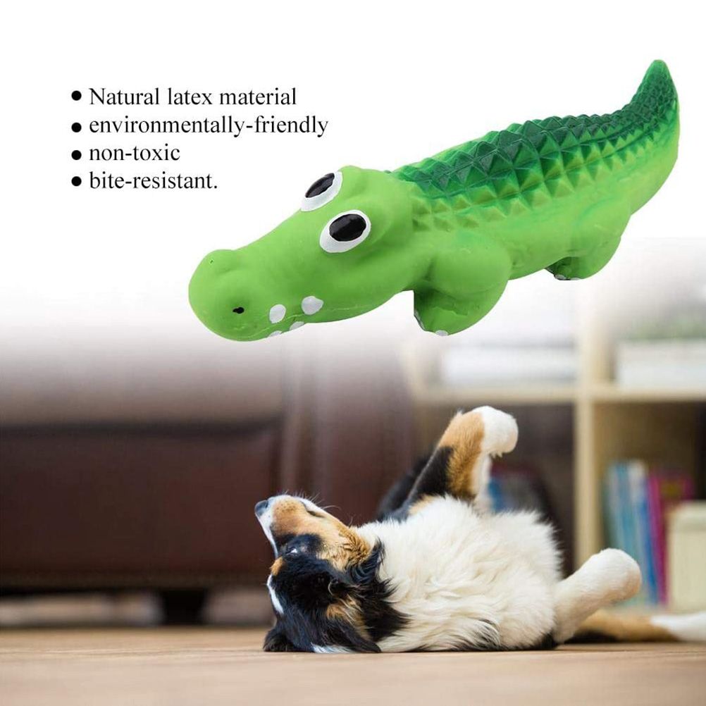 Pet Chew Toy Pet Dog Training Toy Latex Dog Toy Squeaky Teeth Resistance Tough Interactive Squeaky Dog Toy