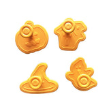 4pcs/set Halloween Mould Biscuit Stamp 3D Plunger Cutter DIY Baking Mould Cutters For Kitchen Tools - Side View