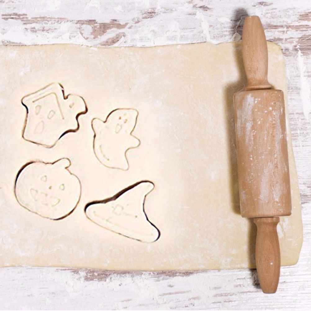 4pcs/set Halloween Mould Biscuit Stamp 3D Plunger Cutter DIY Baking Mould Cutters For Kitchen Tools