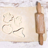 4pcs/set Halloween Mould Biscuit Stamp 3D Plunger Cutter DIY Baking Mould Cutters For Kitchen Tools - Low Angle