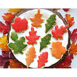 4PCS Fall Leaves Cutter Set Maple Leaf Cutter Set Washable Durable Christmas Leaf Cutting Mold - 45-Degree Angle