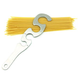 4 Holes Stainless Steel Spaghetti Measurer S Shaped Spaghetti Ruler Convenient Durable Kitchen Cooking Gadgets