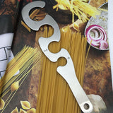 4 Holes Stainless Steel Spaghetti Measurer S Shaped Spaghetti Ruler Convenient Durable Kitchen Cooking Gadgets
