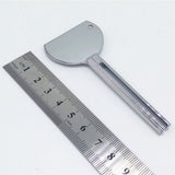 3PCS Toothpaste Squeezer Metal Aluminum Alloy Tube Toothpaste Roller Tube Wringer Dispenser for Beauty Silver