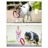 Pet Ring EVA Training Exercise Rings Dog Flying Discs Outdoor Floating Interactive Toy