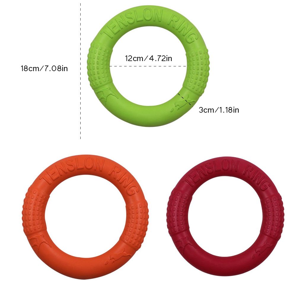 Pet Ring EVA Training Exercise Rings Dog Flying Discs Outdoor Floating Interactive Toy