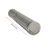 Mesh Pellet Smoker Tube Outdoor Round Cold Hot Stainless Steel Barbecue Smoker Generator
