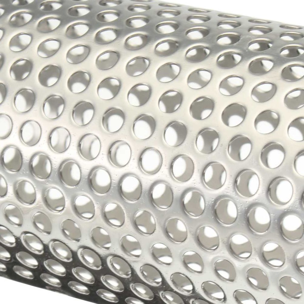 Mesh Pellet Smoker Tube Outdoor Round Cold Hot Stainless Steel Barbecue Smoker Generator