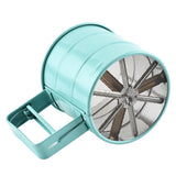 Handheld Flour Sieve Kitchen Semiautomatic Flour Sieve Cup Baking Tool - Side View