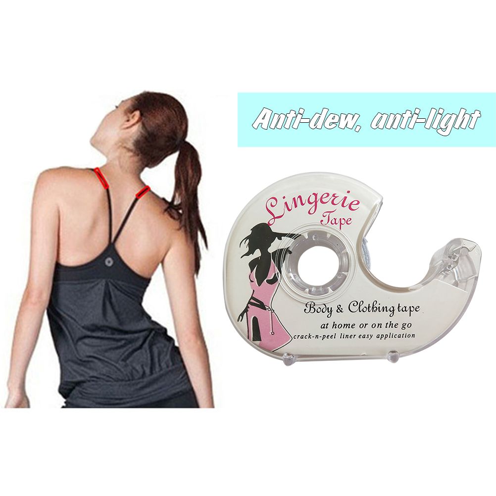 5M Transparent Double Sided Clothing Tape Invisible Nonslip Fixed Sticker