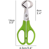 2PCS Stainless Steel Quail Egg Scissors Egg Shell Cutting Scissors Egg Divider Egg Opener Kitchen Gadget Kitchen Egg Scissors Tools