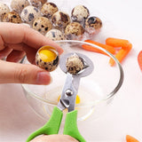 2PCS Stainless Steel Quail Egg Scissors Egg Shell Cutting Scissors Egg Divider Egg Opener Kitchen Gadget Kitchen Egg Scissors Tools