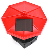 LED Rotating Lighthouse Light Outdoor Solar Light Decorative Lamp for Garden Yard