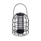 Iron Cage Bird Feeder Metal Bird Food Dispenser Hanging Feeding Column
