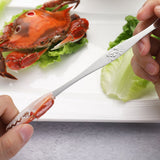 Stainless Steel Seafood Tools Crab Fork Spoon Crab Needle Multipurpose Meat Spoon