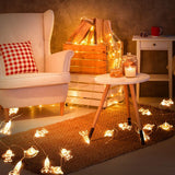 3Meter 20LED LED String Light Astronaut Spaceship Pendants Holiday Party Lights Outerspace Room Decor for Kids Room Decor