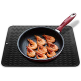 Silicone Drying Mat Silicone Heat Resistant Draining Mat 40 x 30 cm Non Slip Dish Drying Mat Kitchen Pot Coasters Place Mats