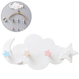 Cloud Moon Star Wall Mounted Hooks DIY Hanger Wall Decoration Children's Room Decor