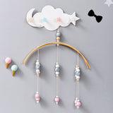 Cloud Moon Star Wall Mounted Hooks DIY Hanger Wall Decoration Children's Room Decor