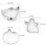 Halloween Cutter Molds Stainless Steel Cutters Cat Pumpkin Ghost Shaped Cutters Set