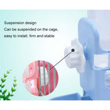 500ml Rabbit Water Feeder Pet Cage Suspended Water Dispenser Hanging Automatic Small Animal Water Bottle Bowl - 45-Degree Angle