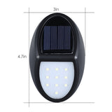10LED Solar Light Wall Lamp IP65 Waterproof Outdoor Solar Garden Light for Yard Courtyard Led Solar Lamp - Front View