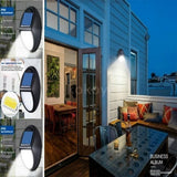 10LED Solar Light Wall Lamp IP65 Waterproof Outdoor Solar Garden Light for Yard Courtyard Led Solar Lamp - 45-Degree Angle