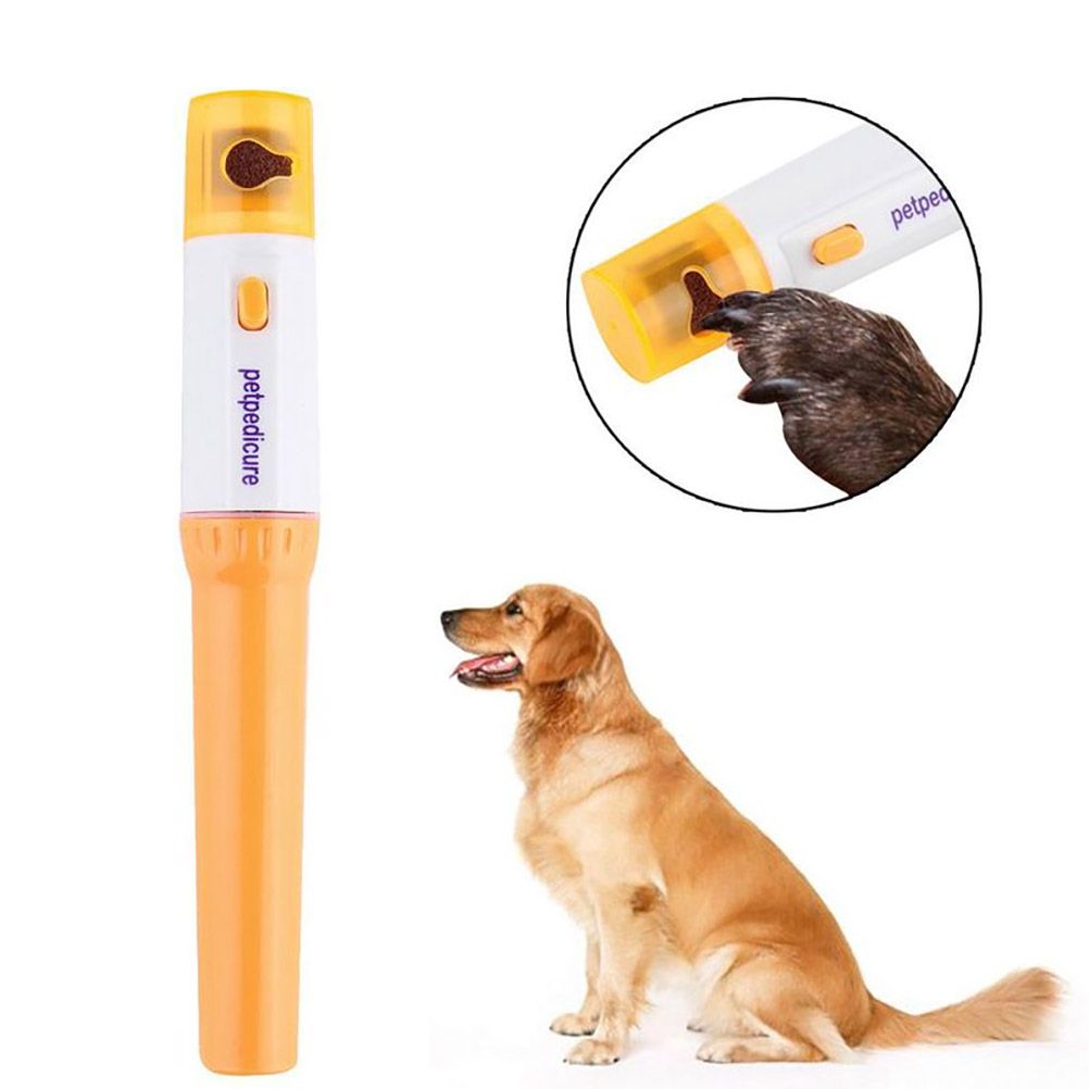 Electric Pet Nail Clippers Painless Nail Cutter with Switch Nail Trimmer for Cat Dog