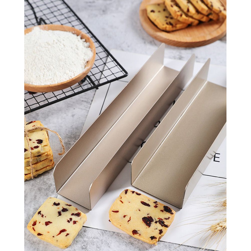 Nonstick Cake Mold Biscuit Cake Bread Mold Carbon Steel U Shaped Cranberry Stencil Tools