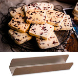 Nonstick Cake Mold Biscuit Cake Bread Mold Carbon Steel U Shaped Cranberry Stencil Tools - Close-Up Angle
