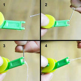 6pcs Automatic Threaders Plastic Needle Threading Device Sewing Needle Threaders