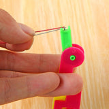 6pcs Automatic Threaders Plastic Needle Threading Device Sewing Needle Threaders