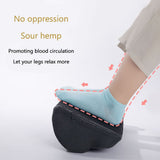 Foot Rest Under Desk Cushion Ergonomic Half Cylinder Pad for Extra Leg Support Soft Foot Stool Pillow for Office and Home Accessories - Extra Image