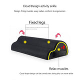 Foot Rest Under Desk Cushion Ergonomic Half Cylinder Pad for Extra Leg Support Soft Foot Stool Pillow for Office and Home Accessories - Extra Image