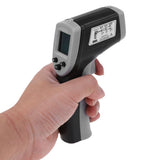 GM320 Digital Infrared Thermometer Non Contact Digital Temperature Gun for Industrial Use - Side View