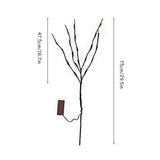 LED Lighted Twig Branches Battery Operated Artificial Tree Lights Branch Lamp for Home Decor - Side View