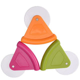 Plastic Pizza Wheels Cutter Pizza Slicing Tool Cake Bread Cutting Tools Baking Tools Bakeware - Front View