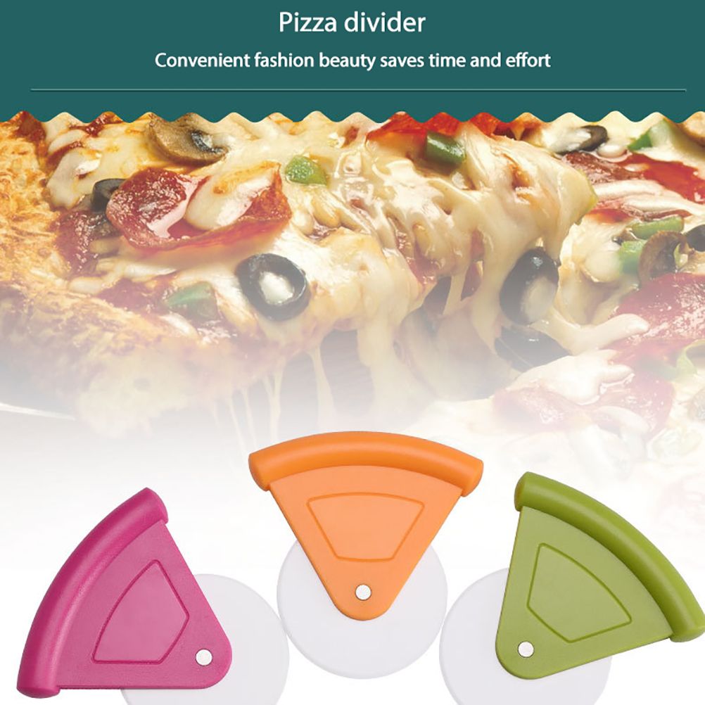 Plastic Pizza Wheels Cutter Pizza Slicing Tool Cake Bread Cutting Tools Baking Tools Bakeware