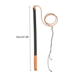 Imitation Leather Dog Training Whip Professional Dog Training Tool with Handle Pet Supplies - Front View
