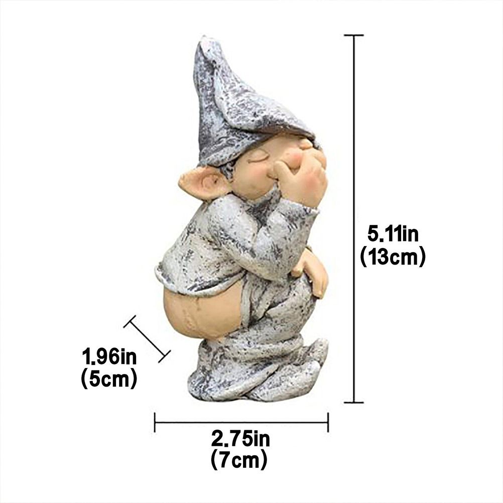 Resin Garden Statue Doll Model for Outdoor Terraces Gardens Porches