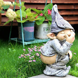 Resin Garden Statue Doll Model for Outdoor Terraces Gardens Porches