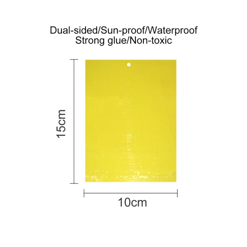 Yellow Sticky Traps Dual Sided Sticky Traps for Capturing Flies Aphids and Other Flying Insects