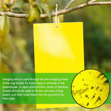Yellow Sticky Traps Dual Sided Sticky Traps for Capturing Flies Aphids and Other Flying Insects