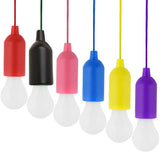 Portable 6 Pcs LED Lamp for Hiking Fishing Desk Camping Tent Garden Lamp Battery Operated Lamp - 45-Degree Angle