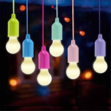 Portable 6 Pcs LED Lamp for Hiking Fishing Desk Camping Tent Garden Lamp Battery Operated Lamp - Low Angle