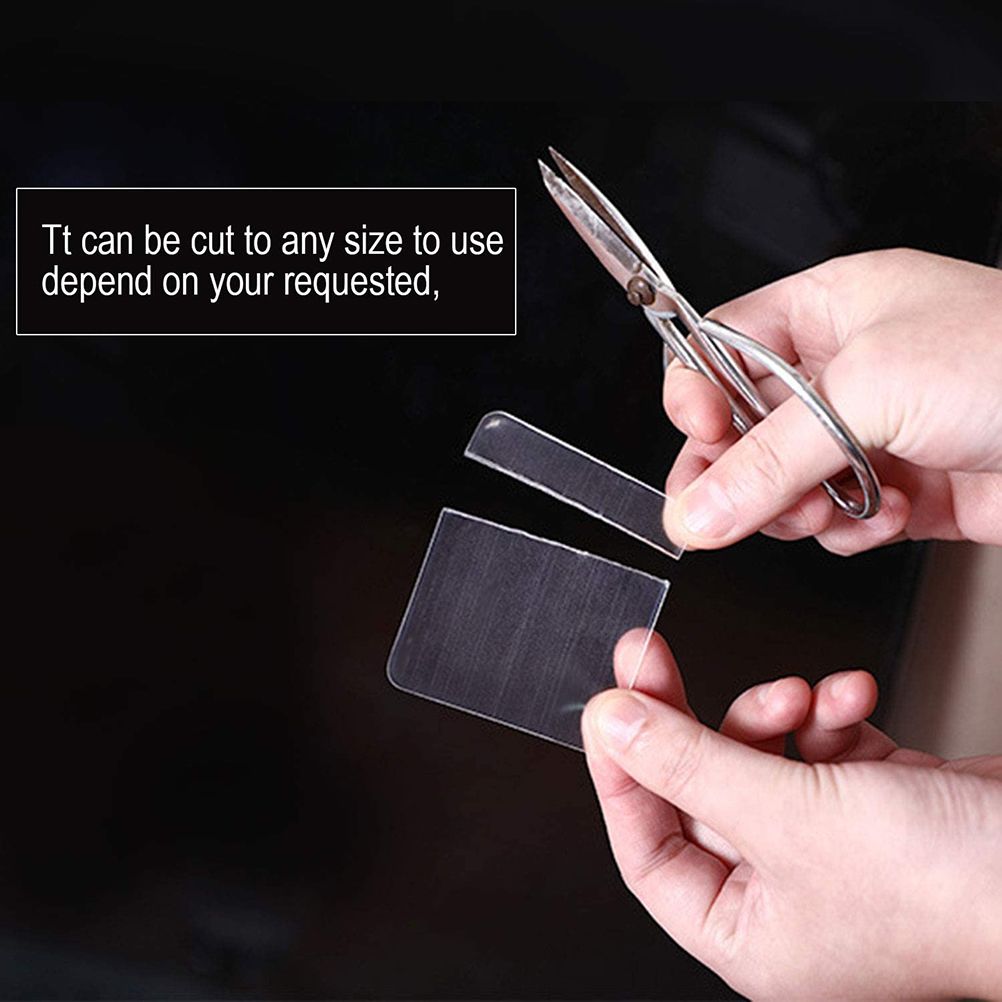 20 pcs Wall Clear Sticky Gel Pads Key Holder Double Side Cell Phone Pads Car Dashboard Wall Mounted Double Sided Stickers