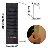 Hanging Wall Organiser 10 Pocket Wall Hanging File Organiser Storage Hanging File Folder for Papers Folders Charts Home Office