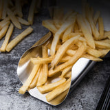 Popcorn Shovel Stainless Steel French Fry Scoop Popcorn Serving Scoop with Right Handle