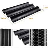 3 Loaf Baguette Pan French Bread Baking Pan Nonstick Bake Mold Toast Cooking Bakers Molding